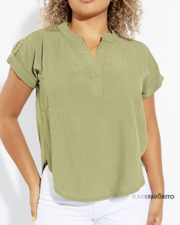 Blusa Verde Olivo