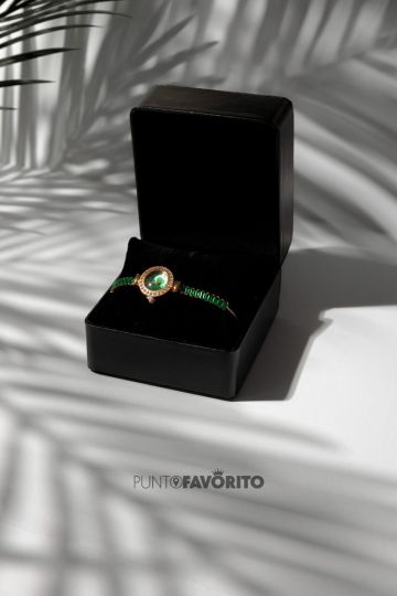 RELOJ VERDE FINO