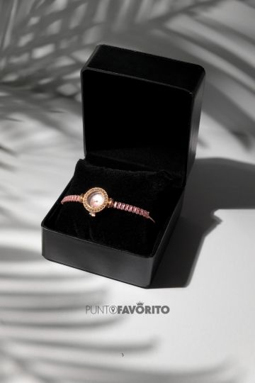RELOJ ROSADO FINO