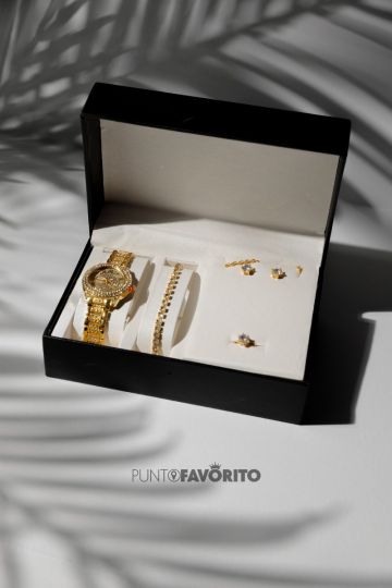 RELOJ , PULSERA , CADENA DORADO