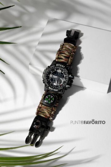 RELOJ SPORT CAMUFLADO