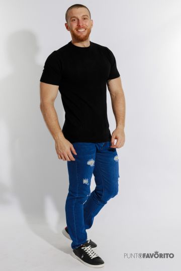 Camiseta básica - Negro