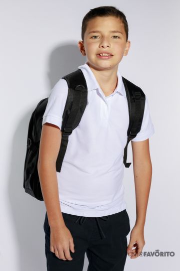 Camiseta Escolar Dos Botones Niño