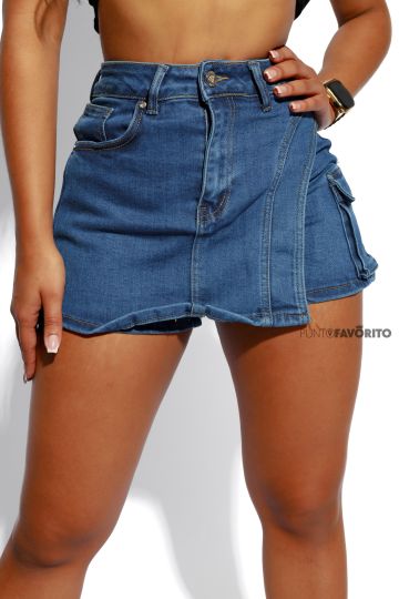 Short enegua para dama de mezclilla