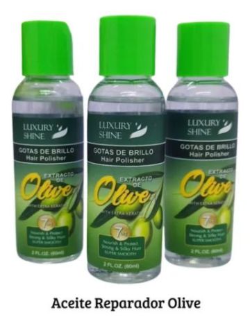 GOTAS DE BRILLO OLIVE-LUXURY SHINE 180ML C.U