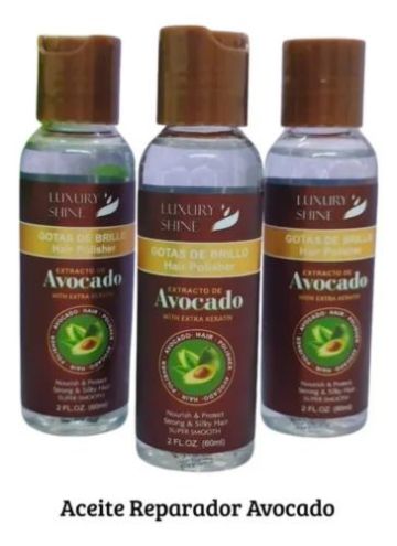 GOTAS DE BRILLO AVOCADO-LUXURY SHINE 180ML C.U
