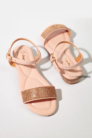 SANDALIA ENGREIDAS-PINK