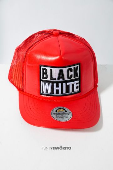 GORRA BLACK WHITE R
