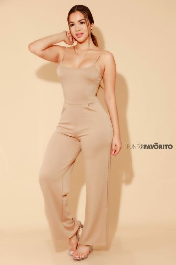 Enagua larga para dama con faja-BEIGE-XL